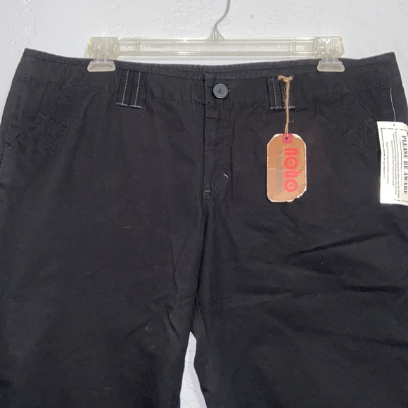 NWT Nobo No Boundaries Capri Jr 19 Plus Size Black Cotton Shorts - Picture 3 of 9
